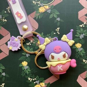 Kuromi as a teacup Keychain